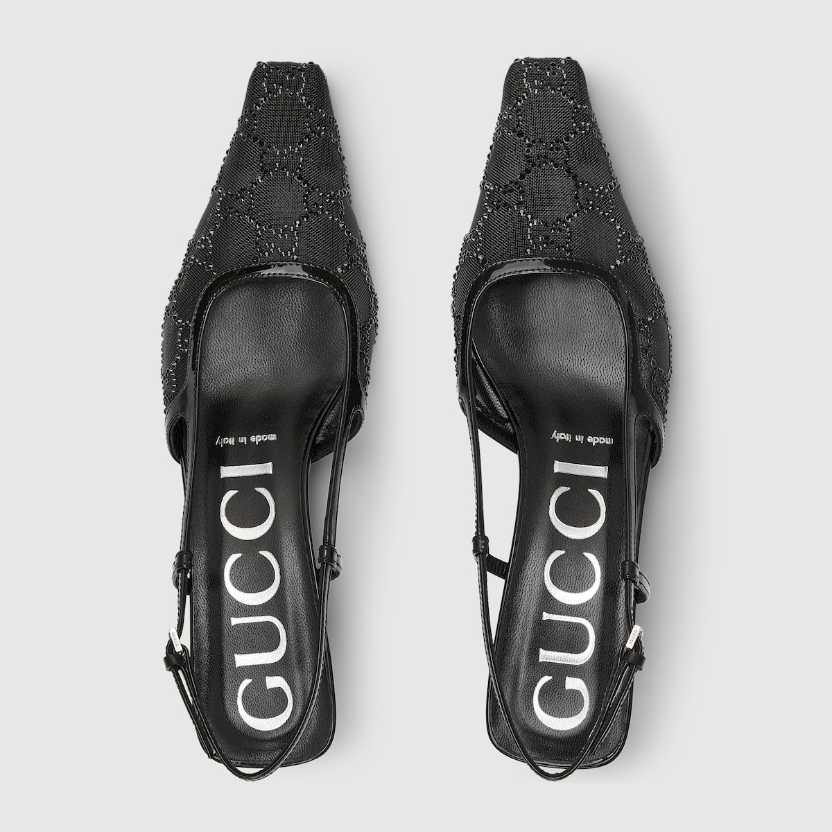 Gucci Women’s GG crystal slingback pump - Image 4